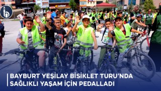 Bayburt Yeşilay Bisiklet Turu’nda Sağlıklı Yaşam İçin Pedalladı