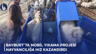 Bayburt’ta Mobil Yıkama Projesi Hayvancılığa Hız Kazandırdı