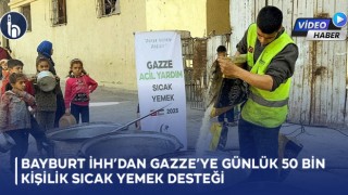 Bayburt İHH’dan Gazze’ye Günlük 50 Bin Kişilik Sıcak Yemek Desteği