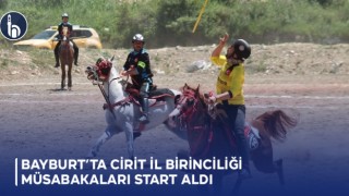 Bayburt’ta Cirit İl Birinciliği Müsabakaları Start Aldı