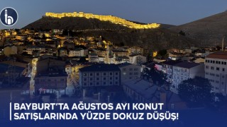Bayburt’ta Ağustos Ayında Konut Satışlarında Yüzde Dokuz Düşüş!