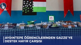 Aydıntepe Öğrencilerinden Gazze’ye Destek Hayır Çarşısı