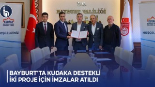 Bayburt’ta KUDAKA Destekli İki Proje İçin İmzalar Atıldı