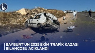 Bayburt’un 2025 Ekim Trafik Kazası Bilançosu Açıklandı