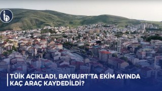 TÜİK Açıkladı, Bayburt’ta Ekim Ayında Kaç Araç Kaydedildi?