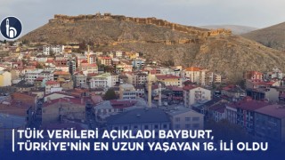 TÜİK Verileri Açıkladı. Bayburt, Türkiye'nin En Uzun Yaşayan 16. İli Oldu