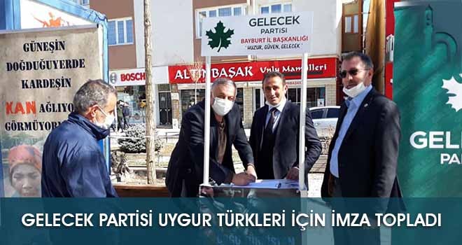 Gelecek Partisi Uygur Türkleri İçin İmza Topladı