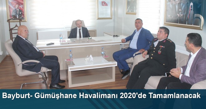 Bayburt- Gümüşhane Havalimanı 2020'de Tamamlanacak