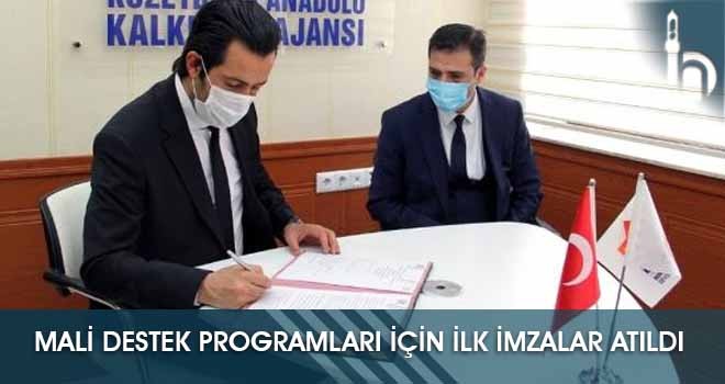 Mali Destek Programları İçin İlk İmzalar Atıldı