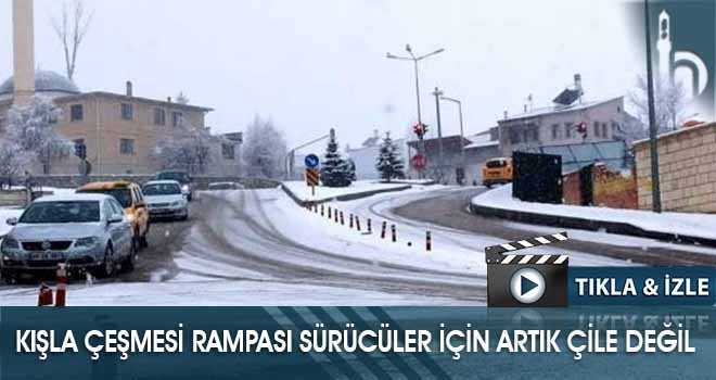 Kışla Çeşmesi Rampası Sürücüler İçin Artık Çile Değil