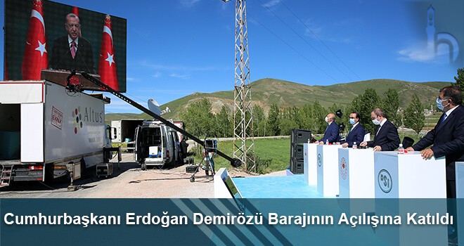 Cumhurbaşkanı Erdoğan Demirözü Barajının Açılışına Katıldı