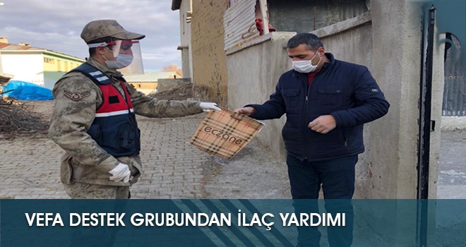 Vefa Destek Grubundan İlaç Yardımı