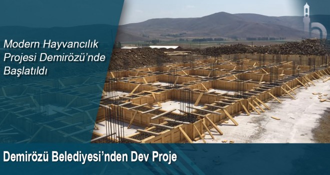 Demirözü'nde Modern Hayvancılık İçin Dev Adım Atıldı