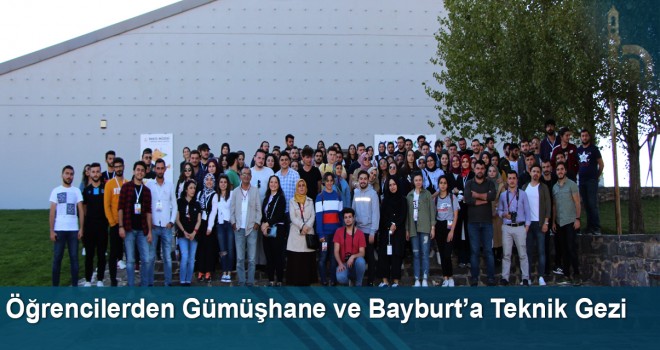 Avrasya Üniversitesi Mimarlık Bölümü Öğrencilerinden Gümüşhane Ve Bayburt’a Teknik Gezi