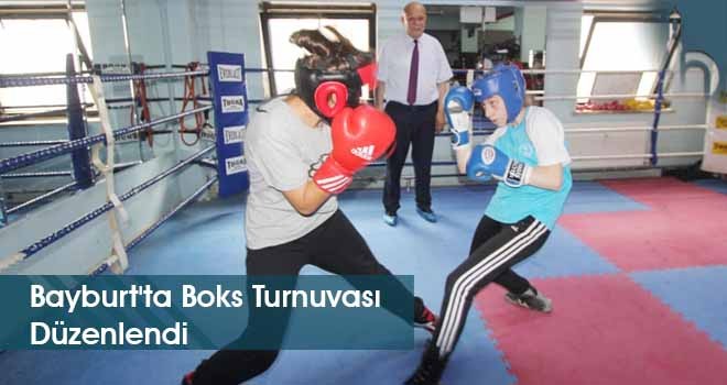 Bayburt'ta Boks Turnuvası Düzenlendi