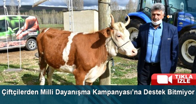 Çiftçilerden Milli Dayanışma Kampanyası’na Destek Bitmiyor