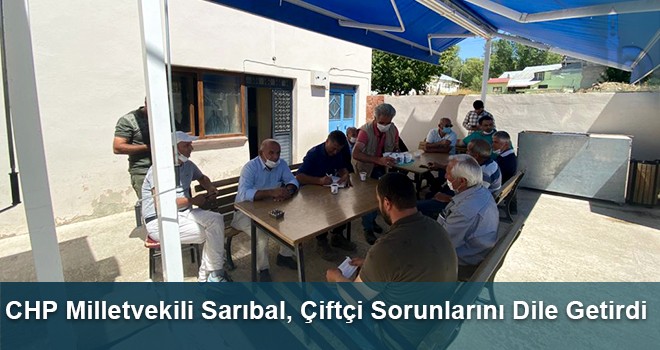 CHP Milletvekili Sarıbal, Çiftçi Sorunlarını Dile Getirdi