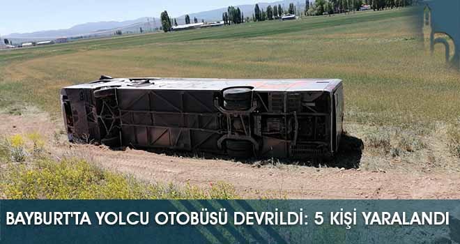 Bayburt'ta Yolcu Otobüsü Devrildi: 5 Yaralı