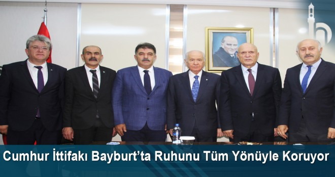 Cumhur İttifakı Bayburt’ta ruhunu tüm yönüyle koruyor