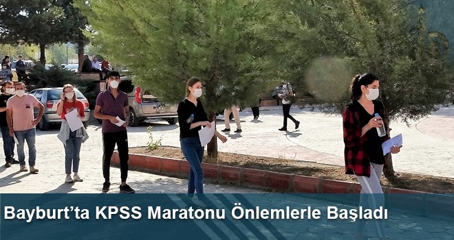 Bayburt’ta KPSS Maratonu Önlemlerle Başladı