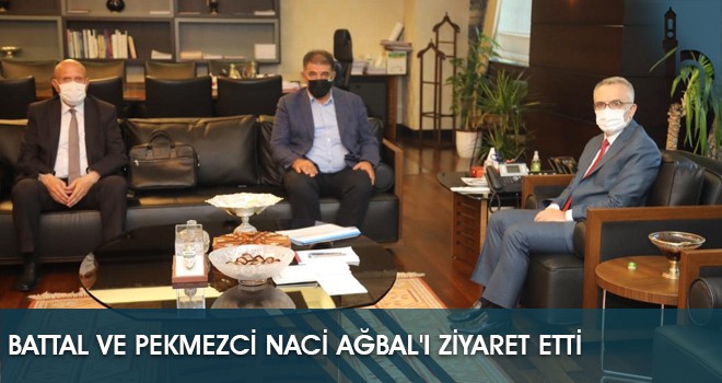 Battal ve Pekmezci Naci Ağbal'ı Ziyaret Etti