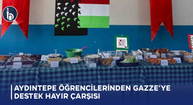 Aydıntepe Öğrencilerinden Gazze’ye Destek Hayır Çarşısı