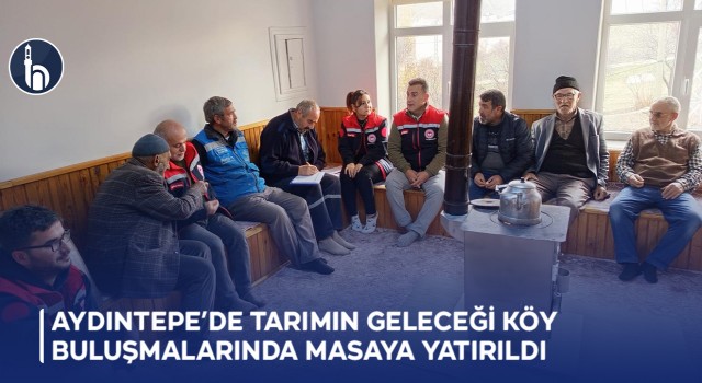 Aydıntepe Çiğdemlik Köyü'nde Tarımın Geleceği Köy Buluşmalarında Masaya Yatırıldı