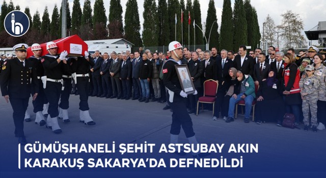 Gümüşhaneli Şehit Astsubay Akın Karakuş Sakarya’da Dualarla Uğurlandı