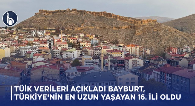 TÜİK Verileri Açıkladı. Bayburt, Türkiye'nin En Uzun Yaşayan 16. İli Oldu