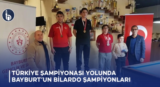 Türkiye Şampiyonası Yolunda Bayburt’un Bilardo Şampiyonları Belli Oldu
