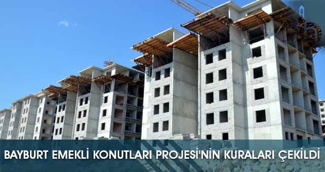 Bayburt Emekli Konutları Projesi'nin Kuraları Çekildi
