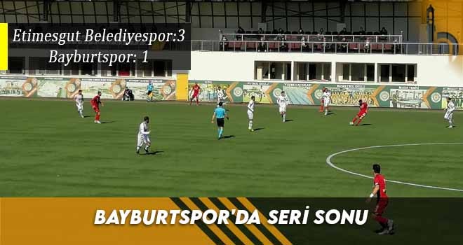Bayburtspor'da Seri Sonu