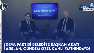 Deva Partisi Belediye Başkan Adayı Arslan, Gündem Özel Canlı Yayınındaydı