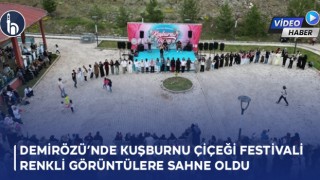 Bayburt'un Demirözü’nde Kuşburnu Çiçeği Festivali Renkli Görüntülere Sahne Oldu