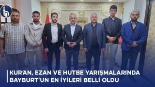 Kur’an, Ezan ve Hutbe Yarışmalarında Bayburt’un En İyileri Belli Oldu