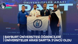 Bayburt Üniversitesi Öğrencileri Üniversiteler Arası Dartta 3’üncü Oldu