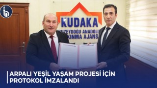 Bayburt'un Arpalı Beldesi'nde Yeşil Yaşam Projesi İçin Protokol İmzalandı
