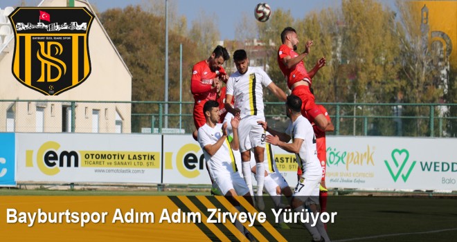 Bayburtspor adım adım zirveye yürüyor